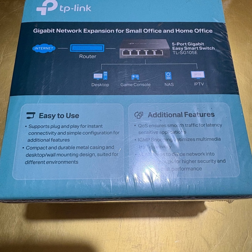 TP-Link TL-SG105E 5-Port Gigabit Switch